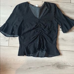H&M  polka dot top